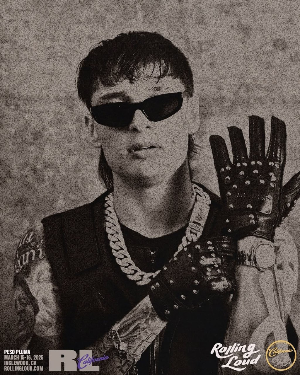 Peso Pluma hace historia como el primer artista no hip-hop en encabezar Rolling Loud&nbsp;California