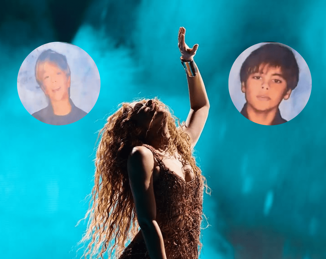 Shakira inicia su gira mundial con un emotivo gesto: sus hijos Milan y Sasha la acompañan en su primer concierto