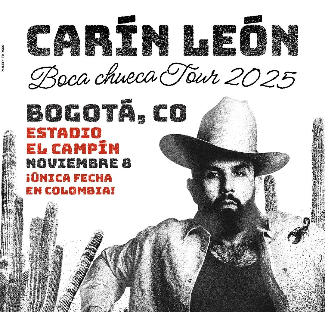Carin León promete un noche inolvidable en Bogotá con su Boca Chueca Tour