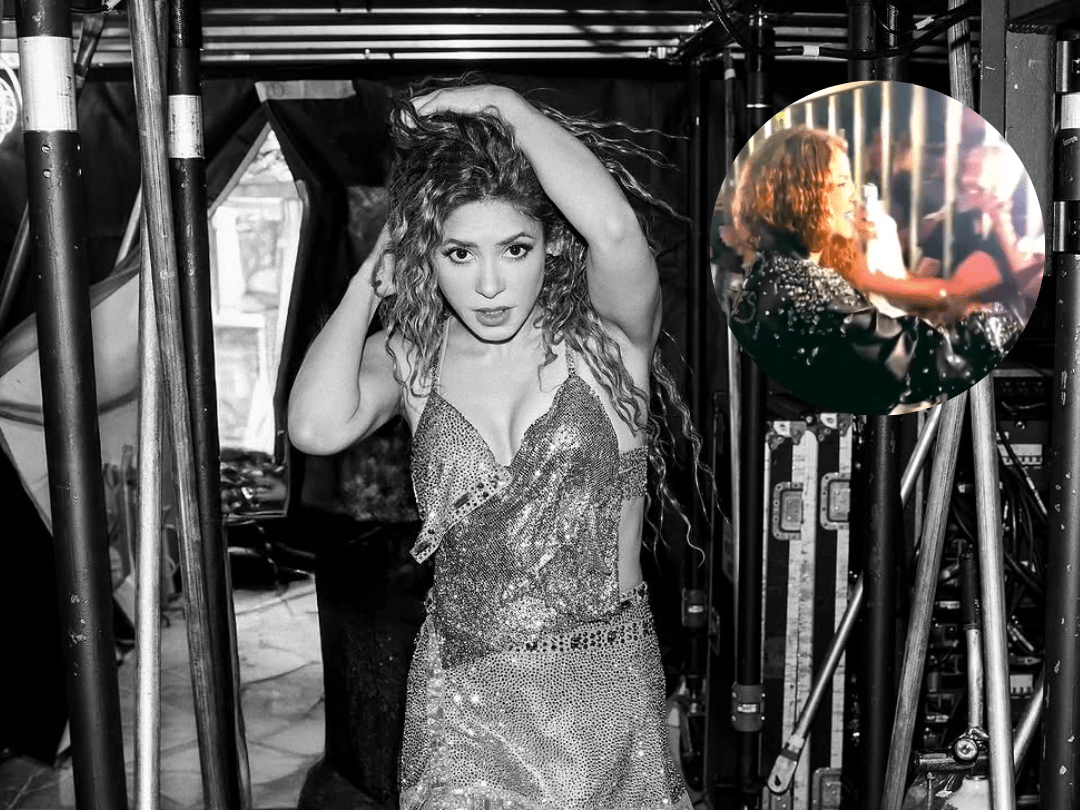 Shakira llega a Argentina y saluda a sus fanáticos en el aeropuerto