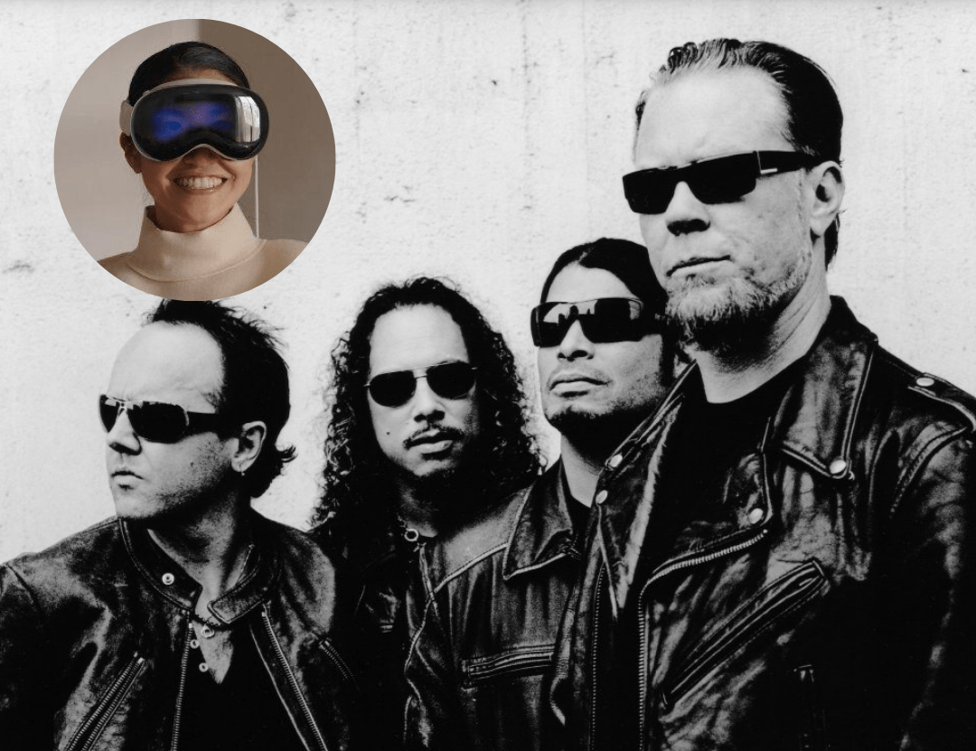 Metallica estrena concierto inmersivo en Apple Vision Pro
