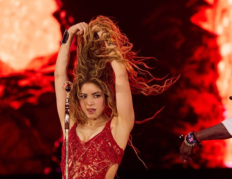 Shakira triunfa como única latina en el Top 10 de giras mundiales 2025