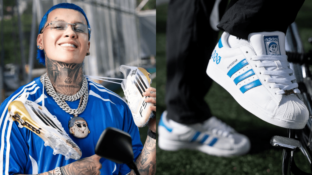 Blessd y Adidas fusionan música y cultura en exclusiva colección Superstar y&nbsp;F50