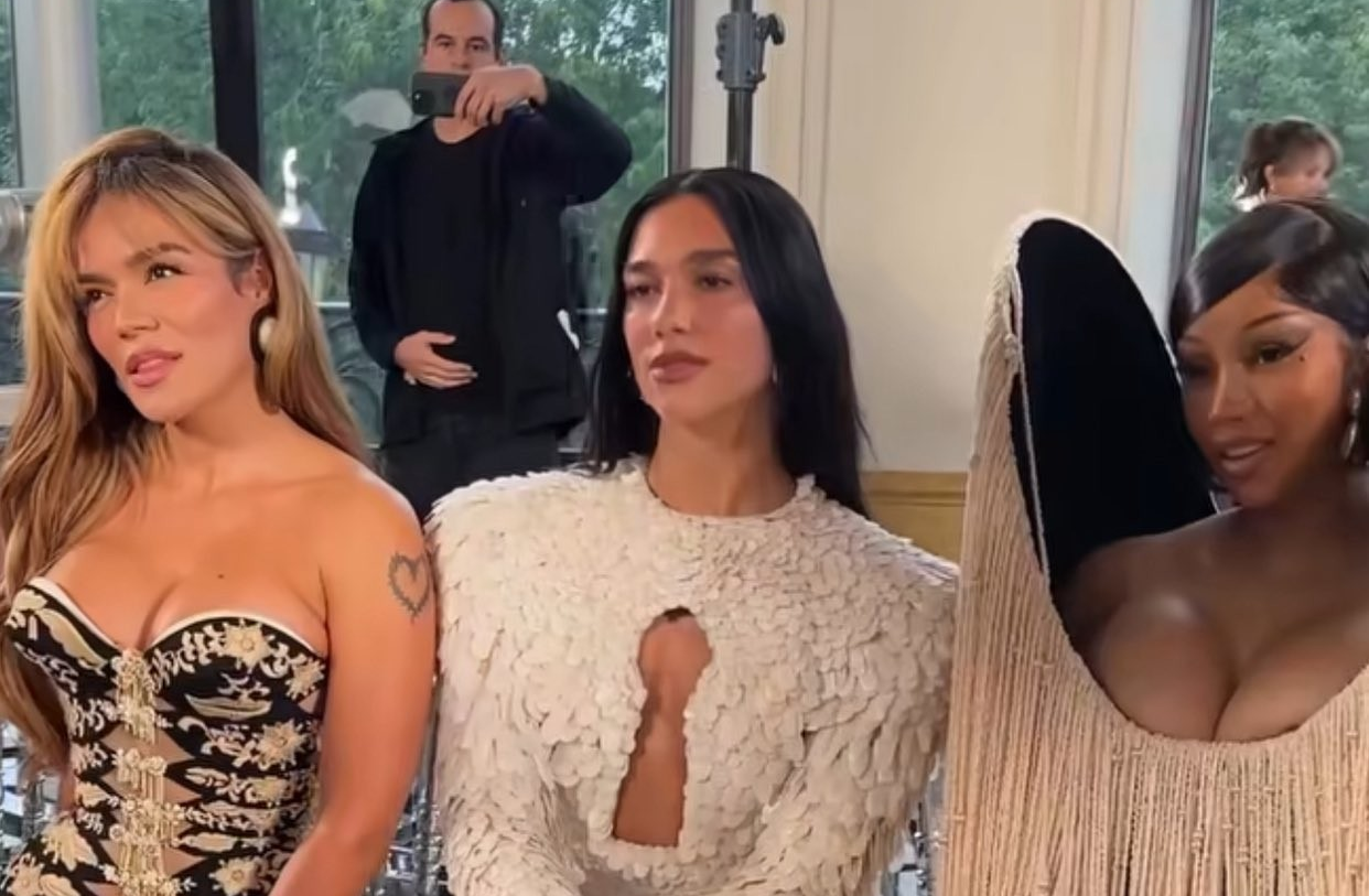 Karol G, Cardi B y Dua Lipa: juntas en París por la Semana de la Moda