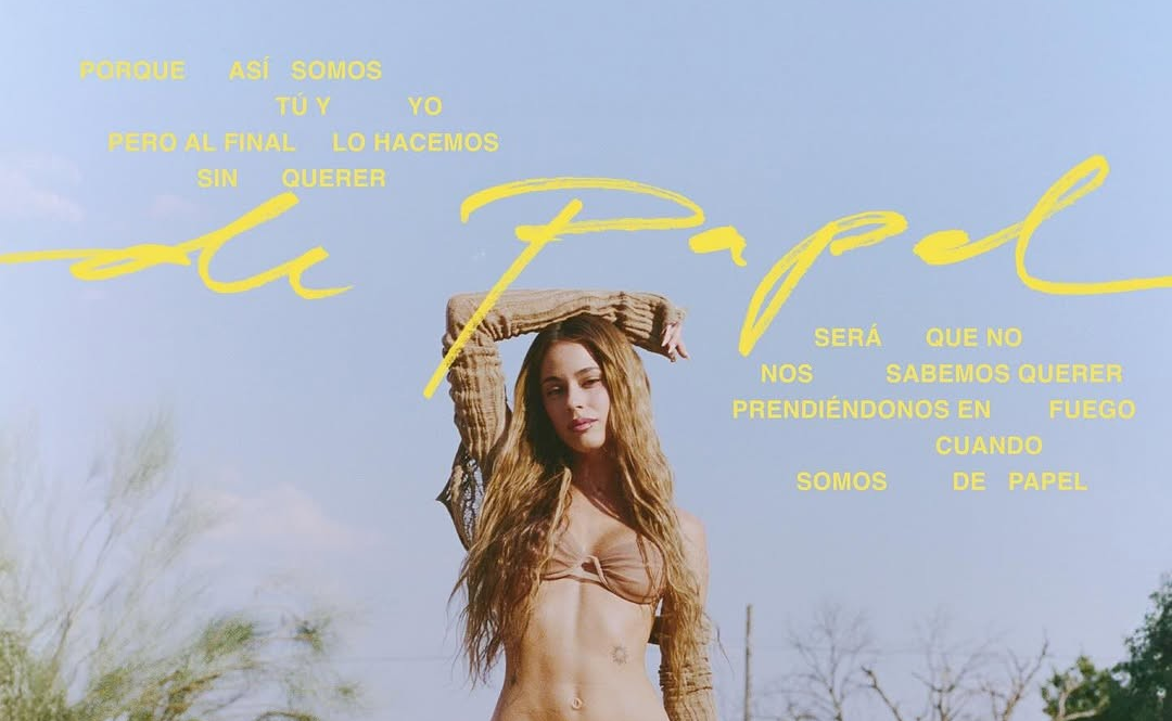 Tini estrena «De Papel», un tema introspectivo sobre un amor del pasado