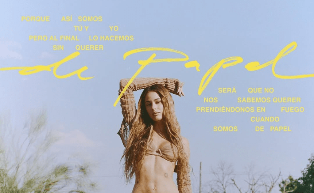 Tini estrena «De Papel», un tema introspectivo sobre un amor del&nbsp;pasado