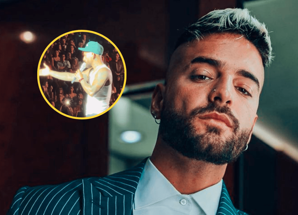 Maluma se enoja y regaña a una fanática en pleno concierto: «¡Sea mas&nbsp;consciente!»