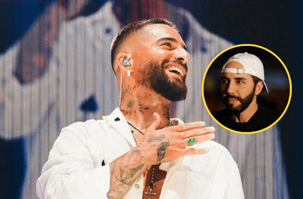 Maluma causa polémica en El Salvador tras elogiar a Nayib&nbsp;Bukele