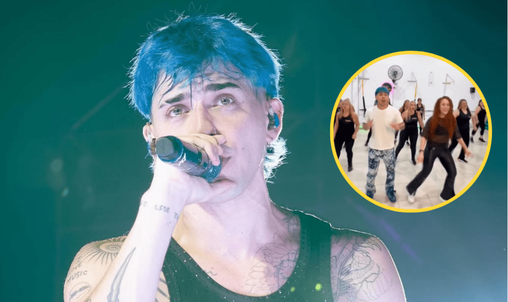 Luck Ra sorprendió a las fans que hicieron zumba en su concierto y se puso a bailar con&nbsp;ellas