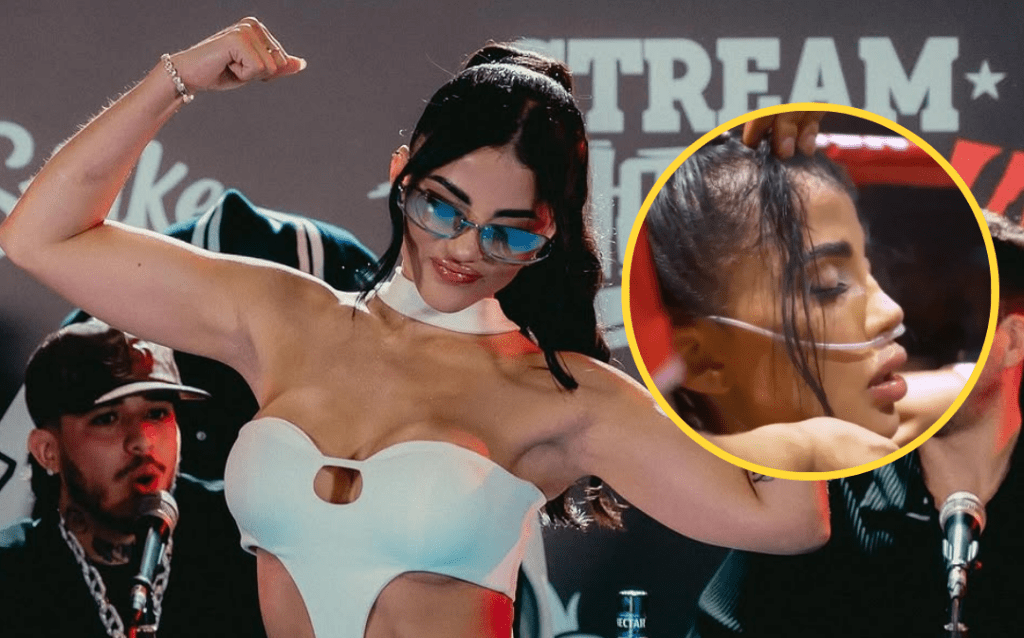 Karina García cayó ante Karely Ruiz y terminó siendo atendida con&nbsp;oxígeno