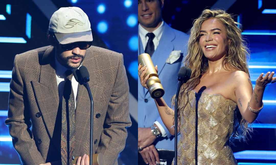 Karol G y Bad Bunny arrasan en los Premios Billboard 2025: lista completa de ganadores