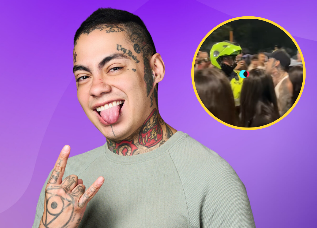 Nicolás Arrieta protagoniza polémico incidente a la salida del concierto de Blessd en Bogotá