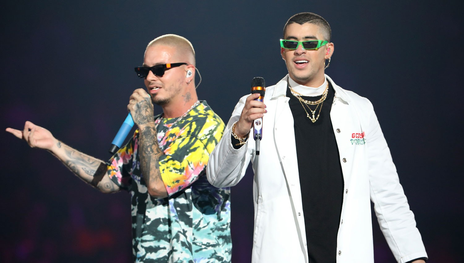 ¿Se pelearon? J Balvin elimina todas las partes de Bad Bunny durante su show en Medellín