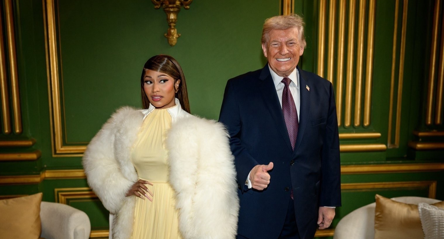 Nicki Minaj se declara “fan número 1” de Trump y desata fuertes críticas entre sus seguidores