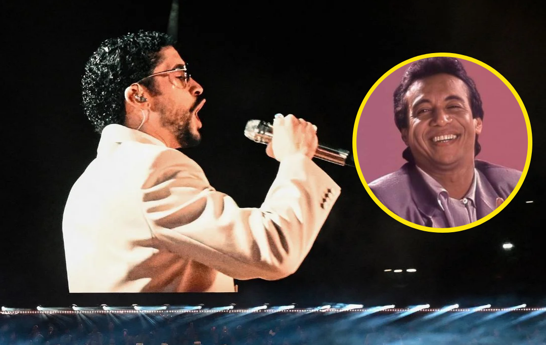 Bad Bunny rinde homenaje a Diomedes Díaz en su primer concierto en Medellín