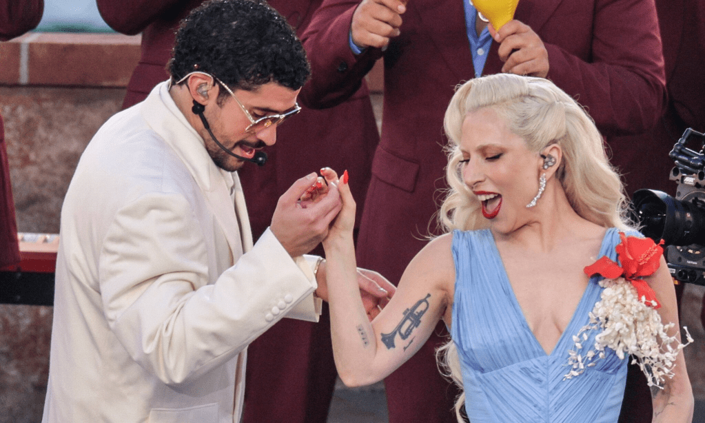Bad Bunny puso a Lady Gaga a bailar salsa en el Super Bowl&nbsp;2026
